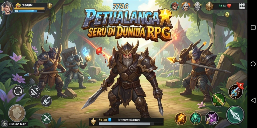 Gameplay RPG yang seru dan penuh tantangan di 77AG.
