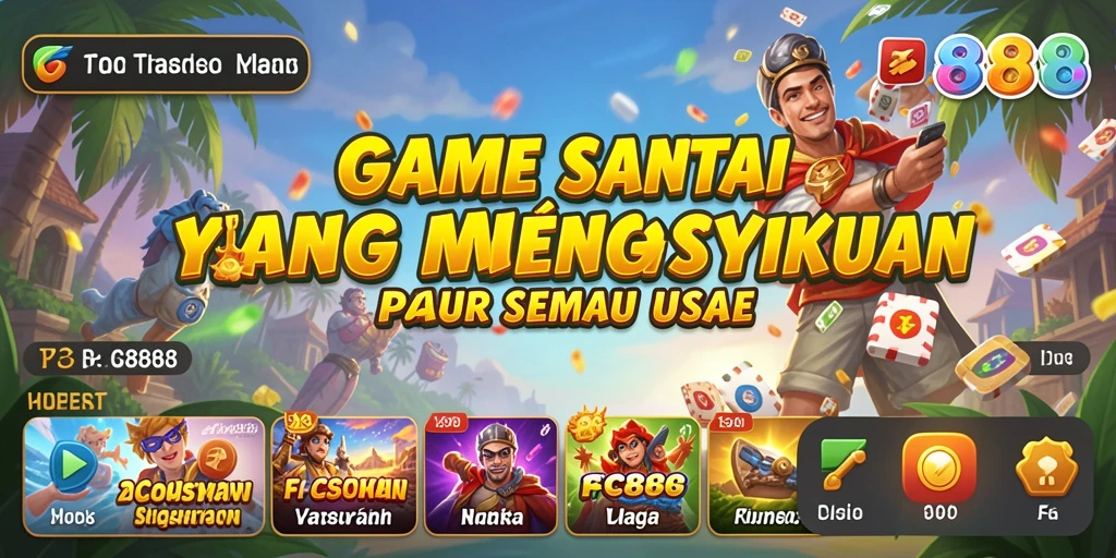 Tampilan grafik yang cerah dan menarik di permainan FC888.