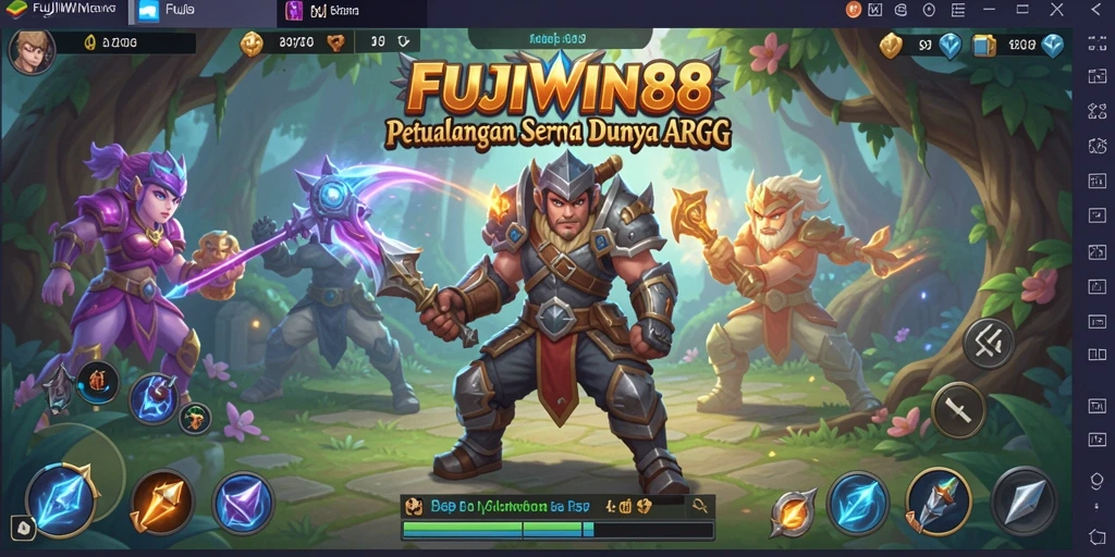 Tampilan mendebarkan dari gameplay FUJIWIN88 dengan pertarungan dinamis.