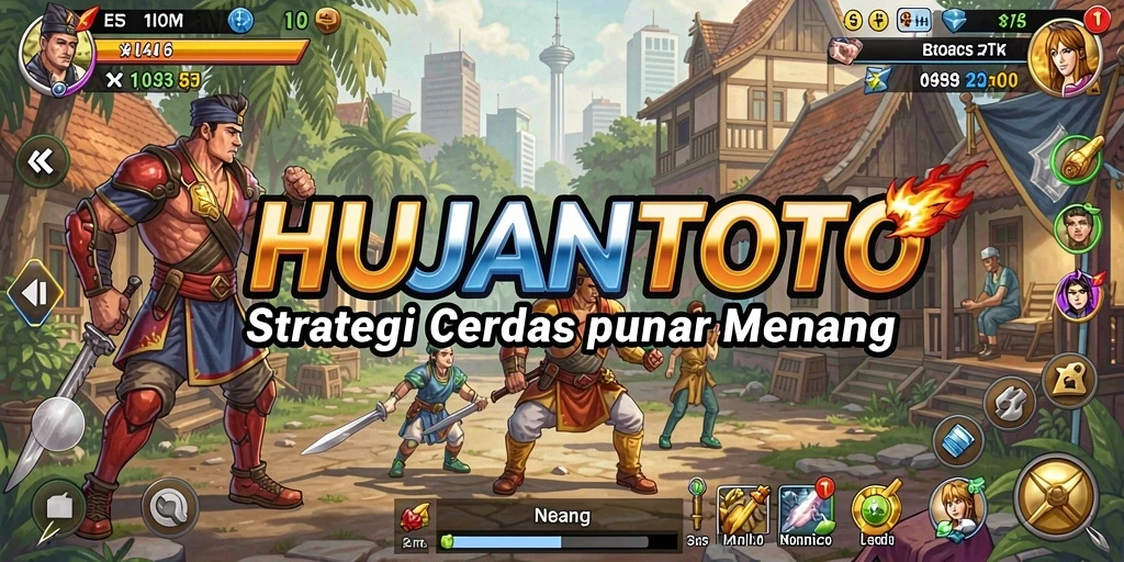 Tampilan gameplay menantang di HUJANTOTO dengan strategi yang mendalam.
