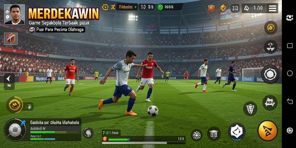 Tampilan gameplay dari MERDEKAWIN yang mendebarkan dan realistis.