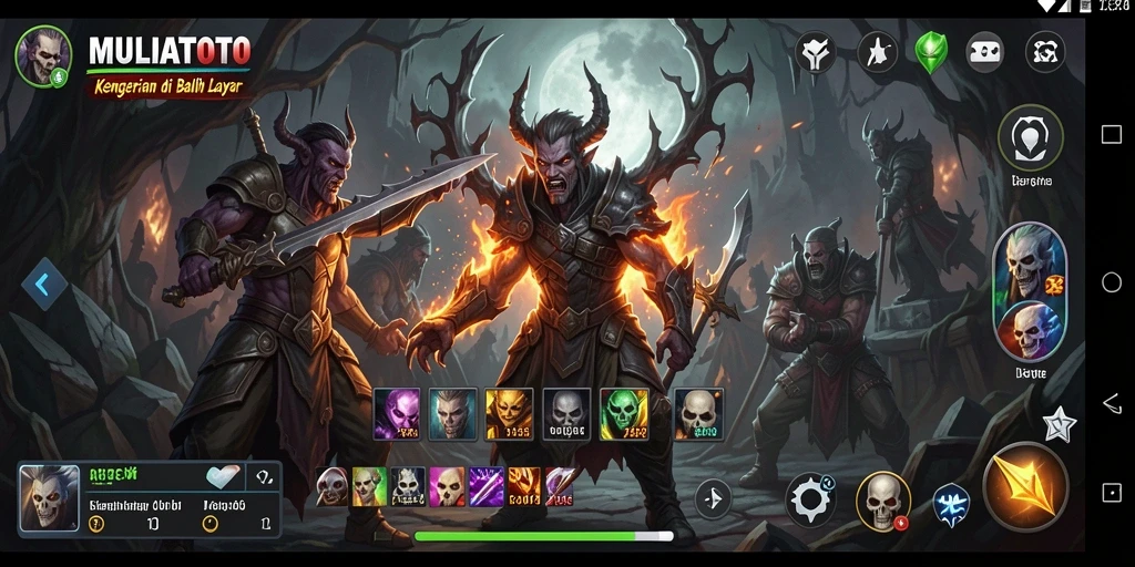 Gameplay menegangkan dan suasana horor dari MULIATOTO.
