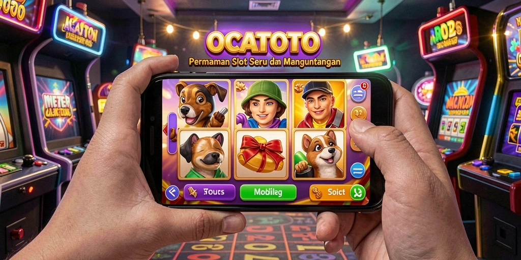 Screenshot OCATOTO menampilkan momen seru dalam permainan Slot.