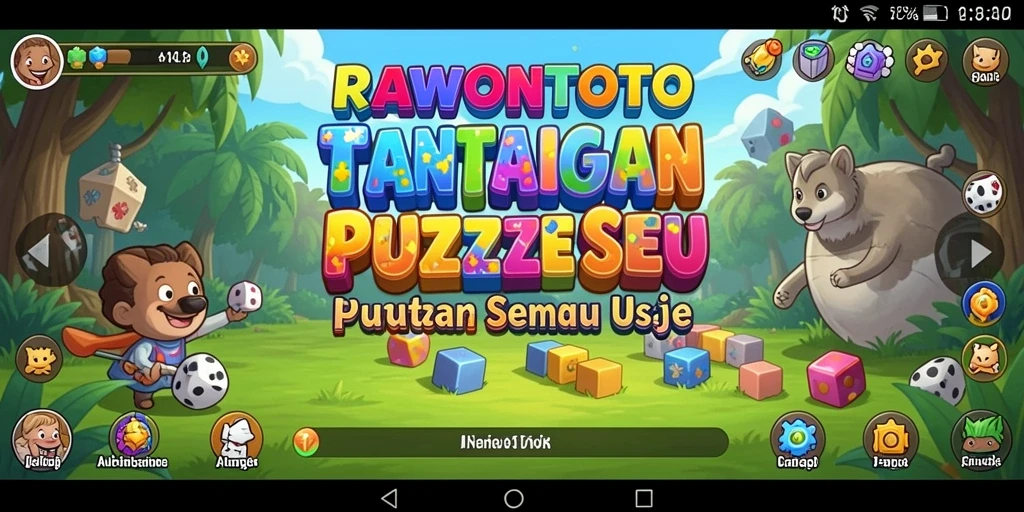 Tangkapan layar gameplay RAWONTOTO yang mengasyikkan dan menantang.