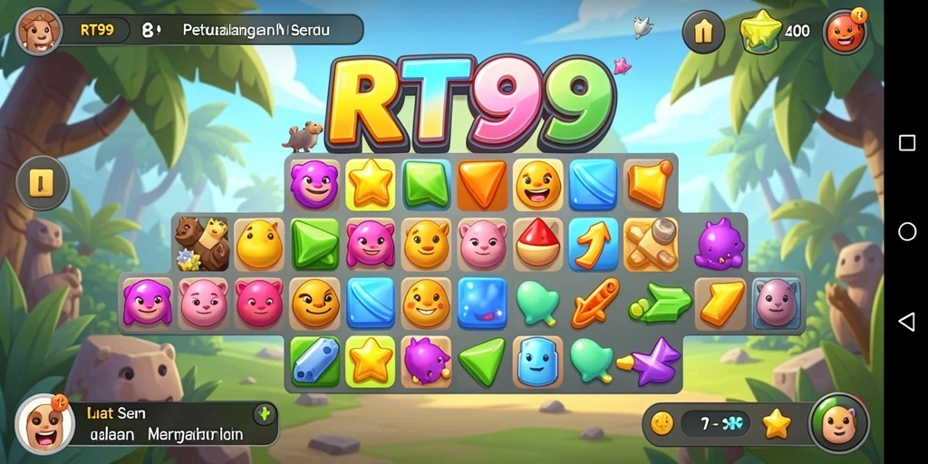 Tampak gameplay seru dan penuh warna di RT99.