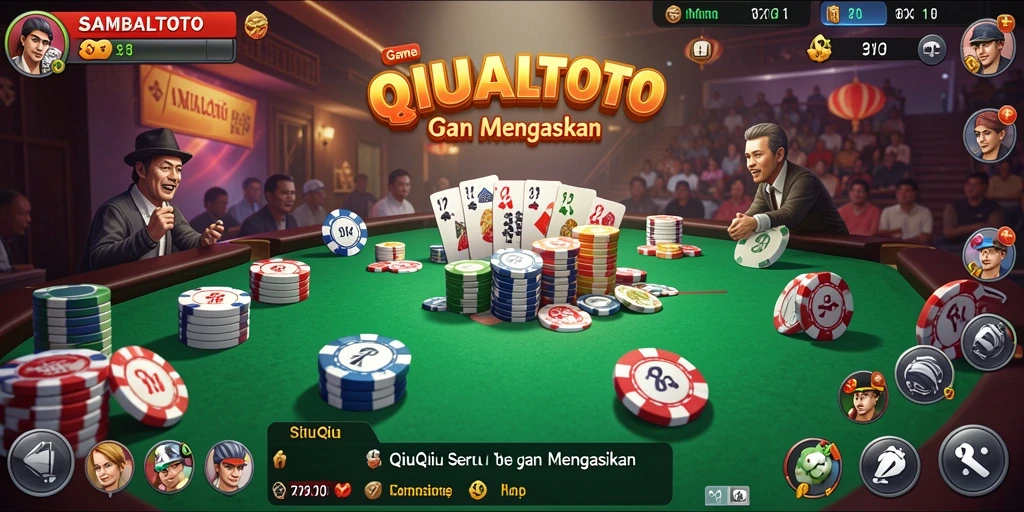 Tampilan menyerupai permainan QiuQiu yang menarik.