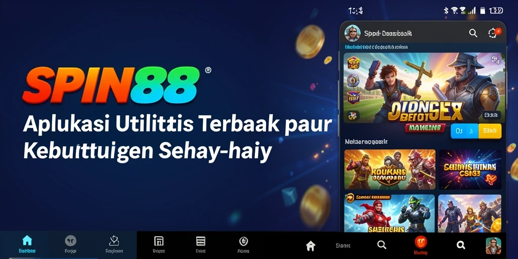 Tampilan antarmuka SPIN88 yang mudah digunakan dan intuitif.