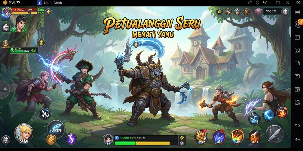 Tampilan gameplay SVIP2 yang mendebarkan dan penuh aksi.